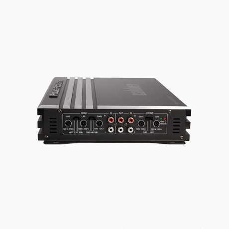 Top view of Class AB 4-channel amplifier