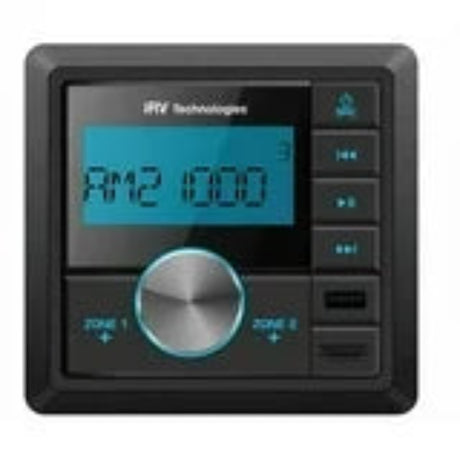 Front view of IRV Technologies stereo system