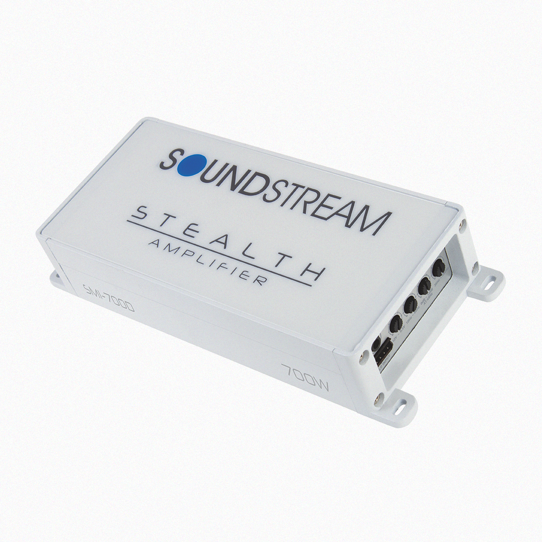 Side view of Soundstream Stealth 700W amplifier