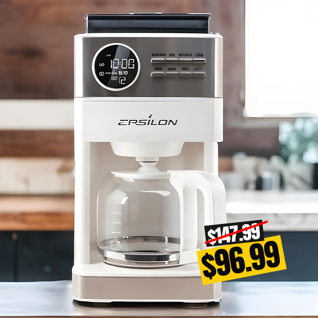 KrazyBuy Drip Coffee Machine (White)