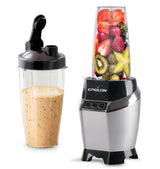 Epsilon blender with fruit smoothie and travel cup