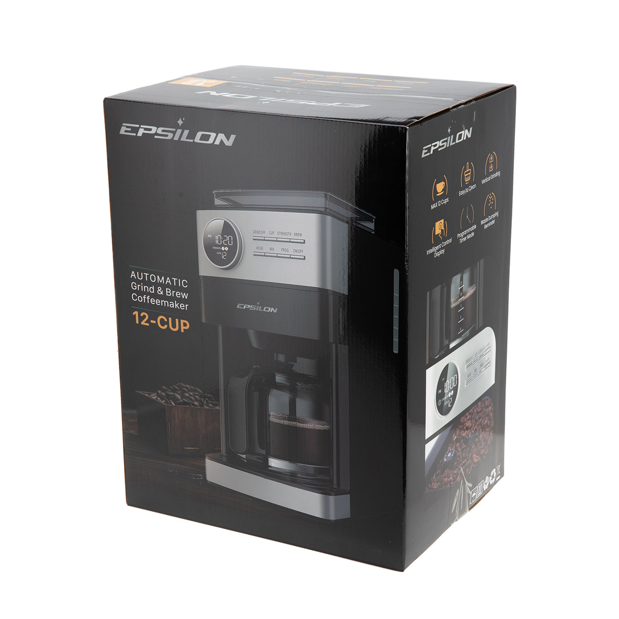 Epsilon Coffee Maker Box Packaging