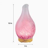 Pink Fahrenheit aroma diffuser with size dimensions