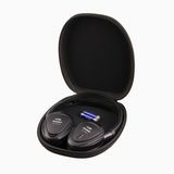 Farenheit headphones stored in a protective case