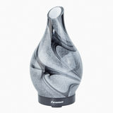 Grey swirl glass ultrasonic aroma humidifier by Fahrenheit