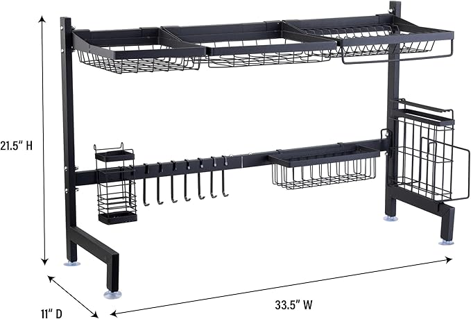 Kitchen Rack with Displayed Dimensions