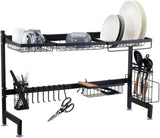 Kitchen Rack with Dishes and Utensils