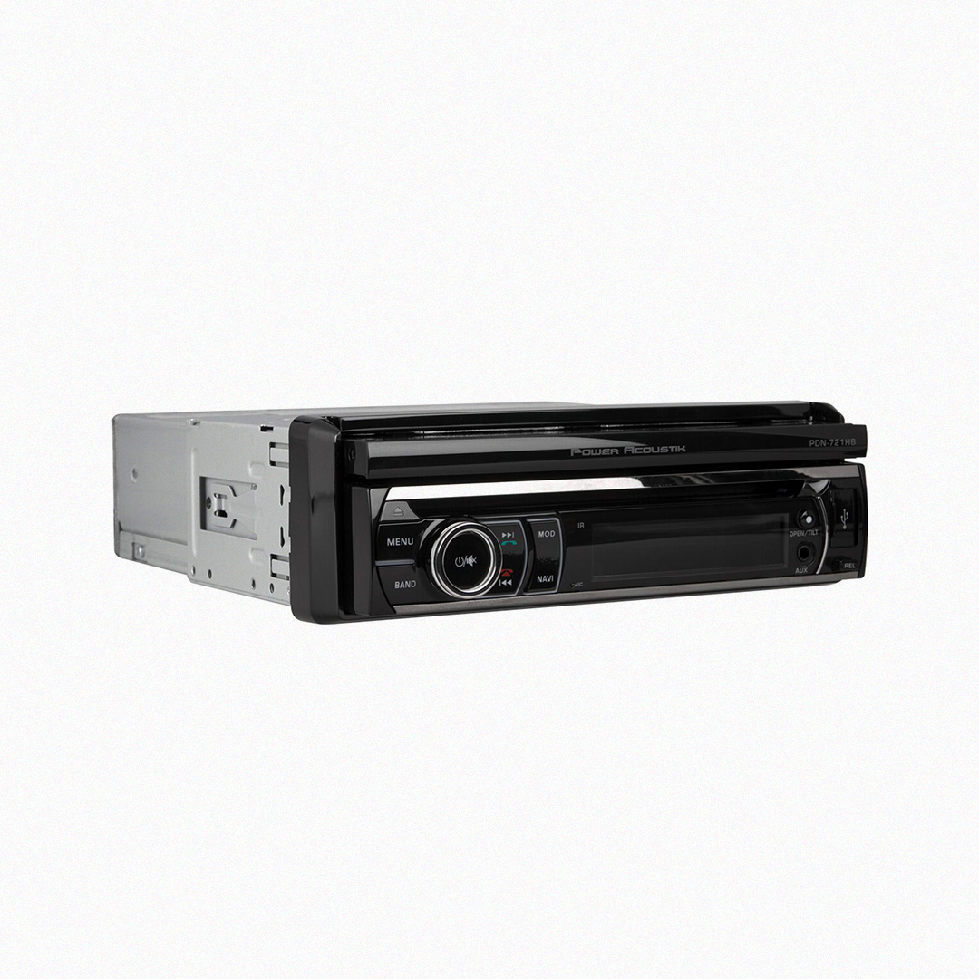 Front view of Power Acoustik DVD player