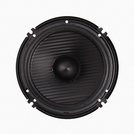 Front view of Power Acoustik speaker with central cone