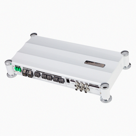 Angled view of Precision Power MPA1000.5D amplifier