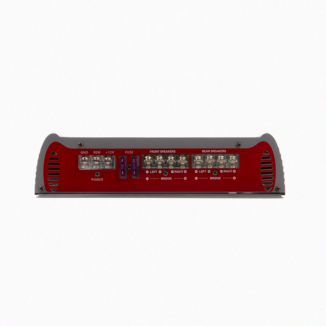 End view showing connections of Precision Power amplifier