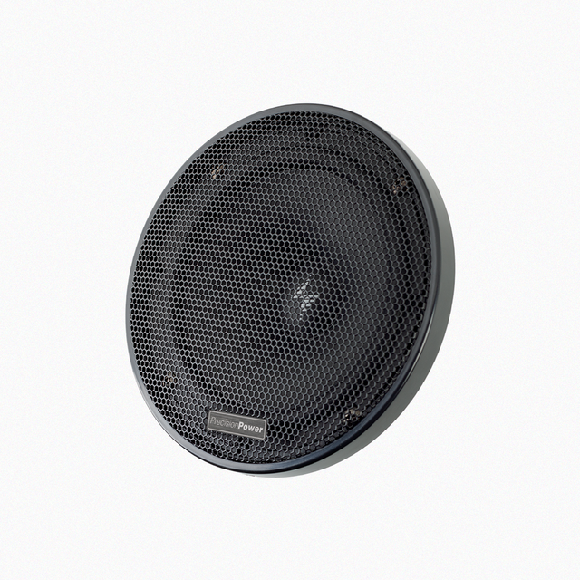 Precision Power car speaker cover, black mesh design