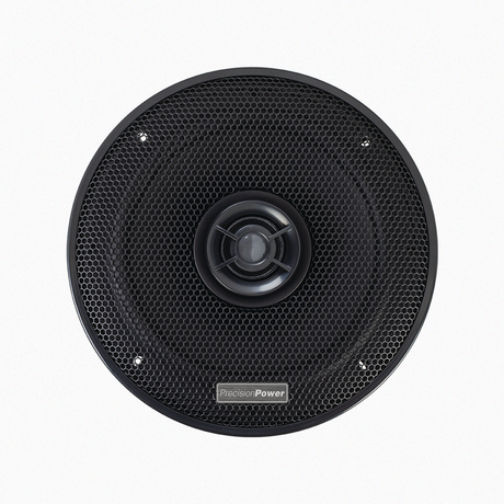 Precision Power car speaker front view with mesh cover