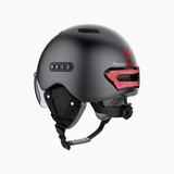 Side view of Precision Power helmet showing side controls