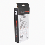 Back view of Precision Power power strip packaging