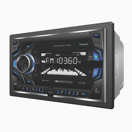 Soundstream car stereo with digital display panel