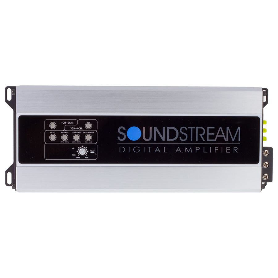 Front view of Soundstream digital amplifier