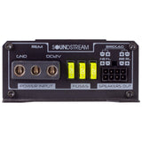 Output panel of Soundstream digital amplifier