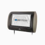 Angled view of Soundstream headrest monitor