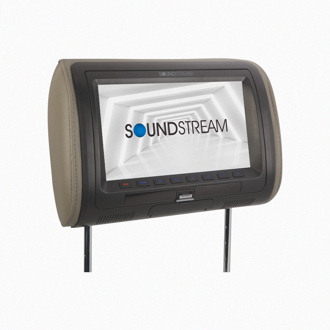 Front view of Soundstream headrest monitor