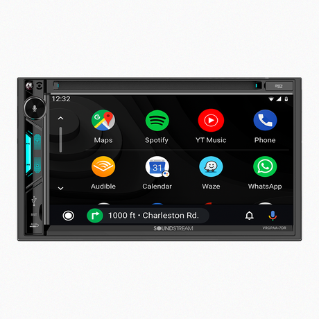 Soundstream multimedia system with navigation screen