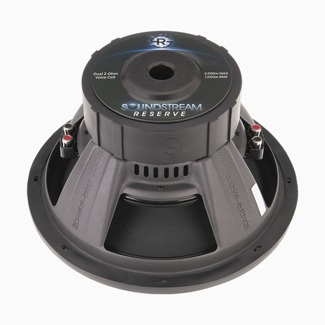 Bottom view of Soundstream Reference subwoofer