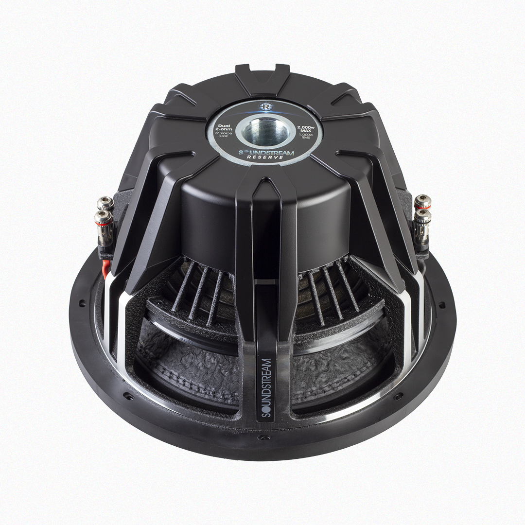 Bottom view of Soundstream Reserve subwoofer