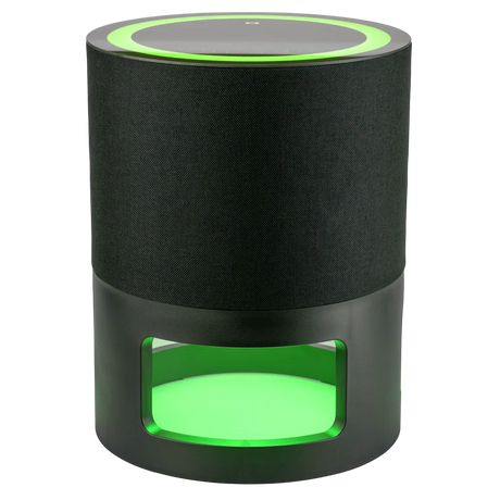 Soundstream speaker with green glow