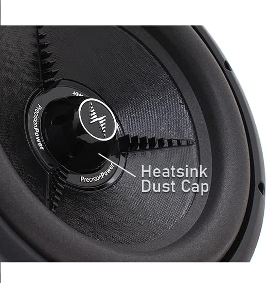 Close-up of Subwoofer Heatsink Dust Cap