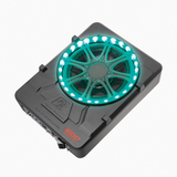Side view of the Tarantula Pro coaxial speaker, highlighting its profile and mounting depth.